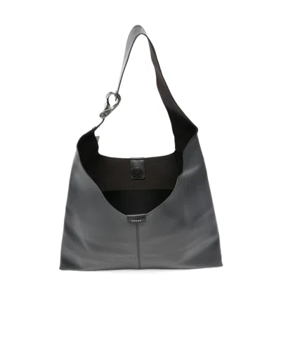 Soeur Adjustable Shoulder Strap Shoulder Bag In Black