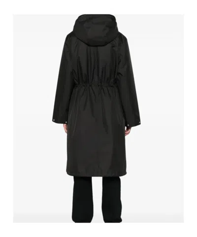 Yves Salomon Hooded Drawstring-waist Parka In Animal Print