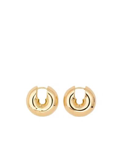 Tom Wood Sphere Hoop Earrings In Gold