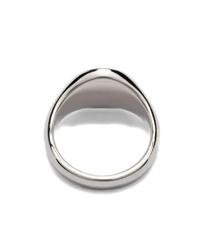 Tom Wood Kim Mother-of-pearl Ring In Metallic