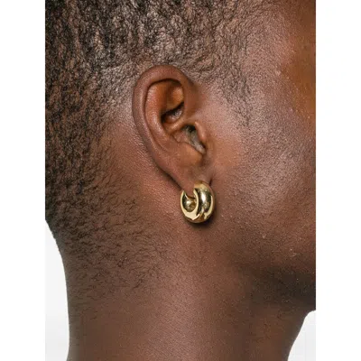 Tom Wood Sphere Hoop Earrings In Gold