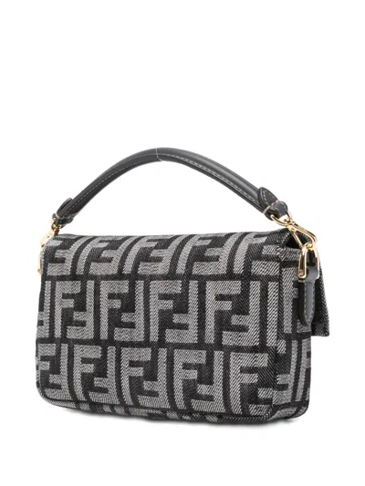 Fendi Baguette Mini Bag In Black