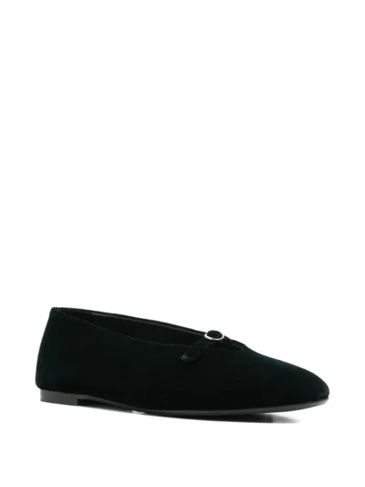 Fabio Rusconi Strap Ballet Flats In Black