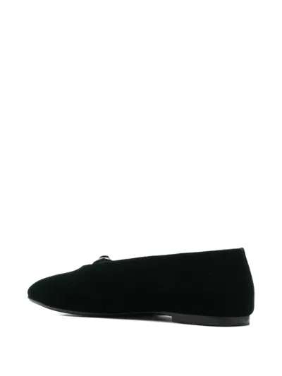 Fabio Rusconi Strap Ballet Flats In Black