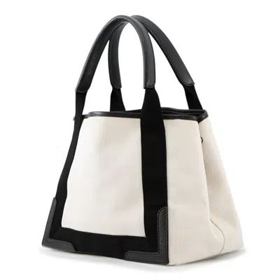 Pre-owned Balenciaga Black Canvas Leather Tote Bag ()