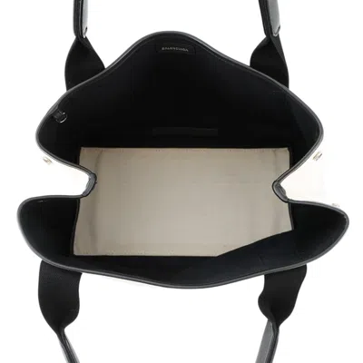 Pre-owned Balenciaga Black Canvas Leather Tote Bag ()