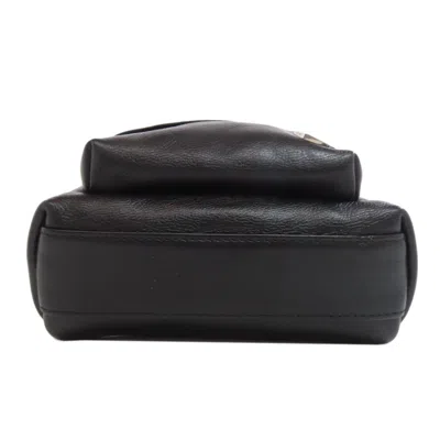 Pre-owned Balenciaga Black Leather Backpack ()