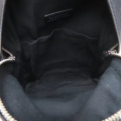 Pre-owned Balenciaga Black Leather Backpack ()