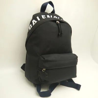 Pre-owned Balenciaga Black Nylon Backpack ()