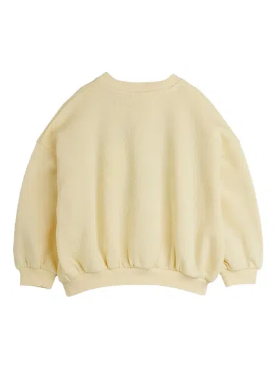 Mini Rodini Mammoth Crew-neck Sweatshirt In Neutral