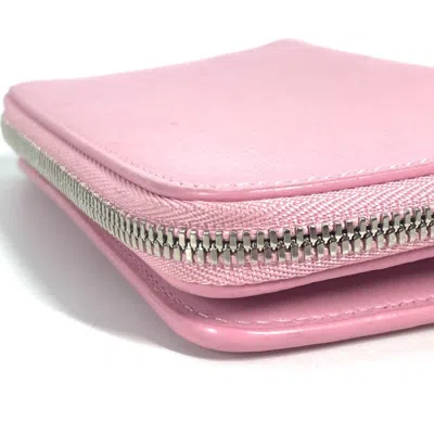 Pre-owned Balenciaga Light Pink Leather Wallet (bi-fold) ()