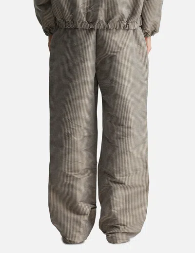 Umbro X Slam Jam Check Track Pants In Gray