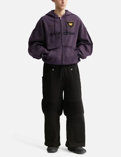 Umbro X Slam Jam Spycam Masked Zip Hoodie In Purple