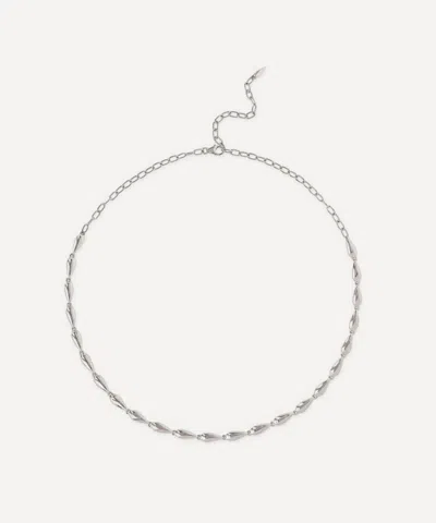 Dinny Hall Sterling Silver Sunbeam Necklace In Metallic