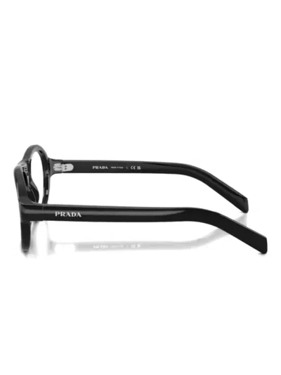 Prada Pilot-frame Glasses In Black