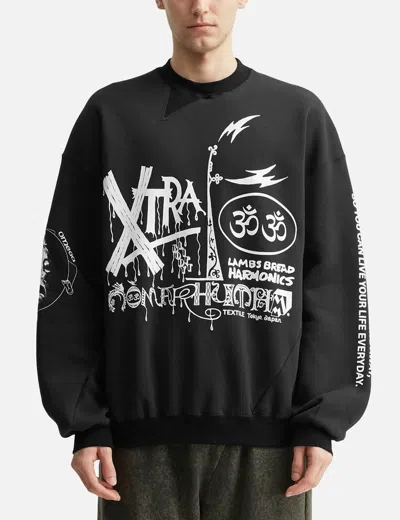 Nòmarhythm Textile Ed Twist Sweat In Black