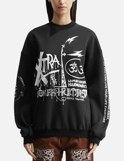 Nòmarhythm Textile Ed Twist Sweat In Black