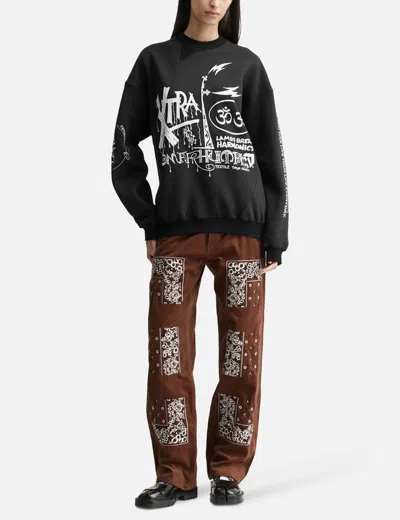 Nòmarhythm Textile Ed Twist Sweat In Black