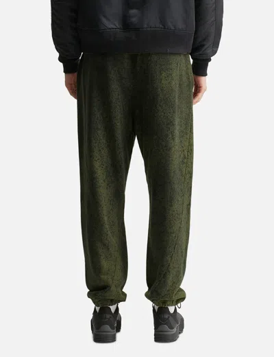 Nòmarhythm Textile Hand Dye Twist Pants In Green