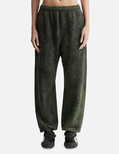Nòmarhythm Textile Hand Dye Twist Pants In Green