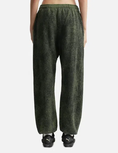 Nòmarhythm Textile Hand Dye Twist Pants In Green