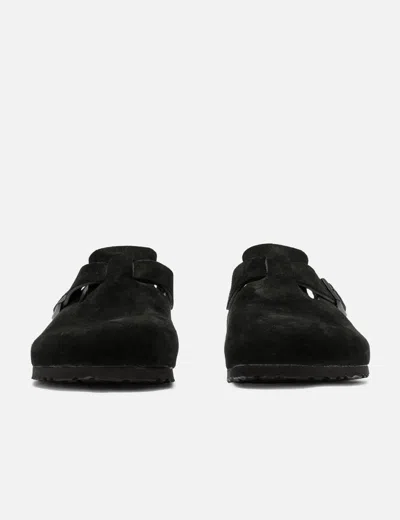 Birkenstock Boston Soft Footbed In Black