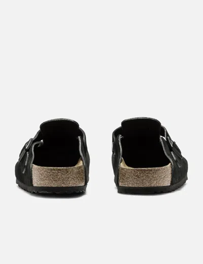 Birkenstock Boston Soft Footbed In Black