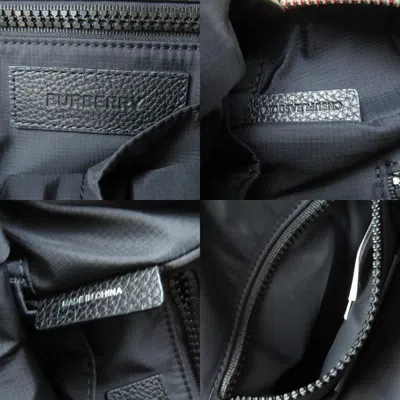 Pre-owned Burberry Beige Nylon Backpack () In Sand