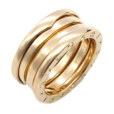 Pre-owned Bvlgari Gold Pink Gold (18k) Band Ring ()