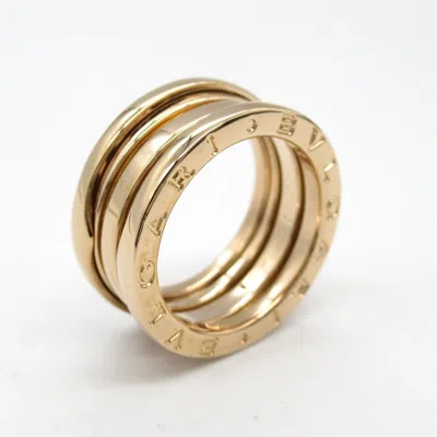 Pre-owned Bvlgari Gold Pink Gold (18k) Band Ring ()