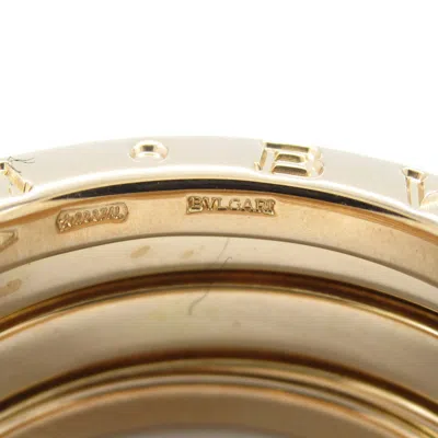 Pre-owned Bvlgari Gold Pink Gold (18k) Band Ring ()