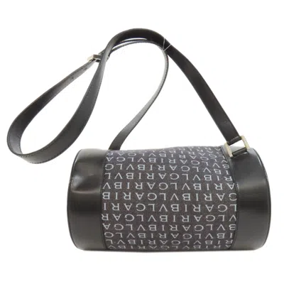 Pre-owned Bvlgari Gray Canvas Shoulder Bag ()