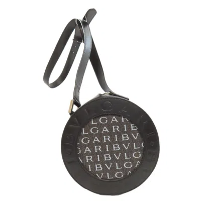 Pre-owned Bvlgari Gray Canvas Shoulder Bag ()