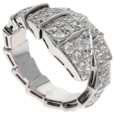 Pre-owned Bvlgari White Gold White Gold (18k) Band Ring ()