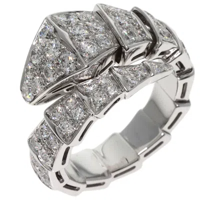 Pre-owned Bvlgari White Gold White Gold (18k) Band Ring ()