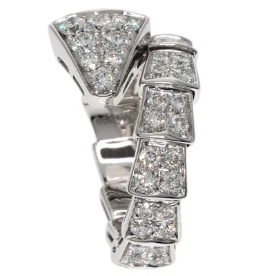 Pre-owned Bvlgari White Gold White Gold (18k) Band Ring ()