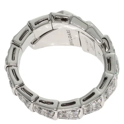 Pre-owned Bvlgari White Gold White Gold (18k) Band Ring ()
