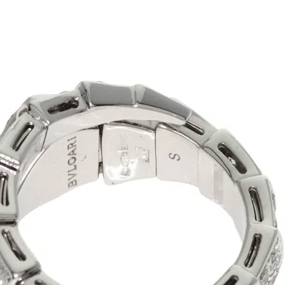 Pre-owned Bvlgari White Gold White Gold (18k) Band Ring ()