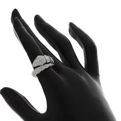 Pre-owned Bvlgari White Gold White Gold (18k) Band Ring ()