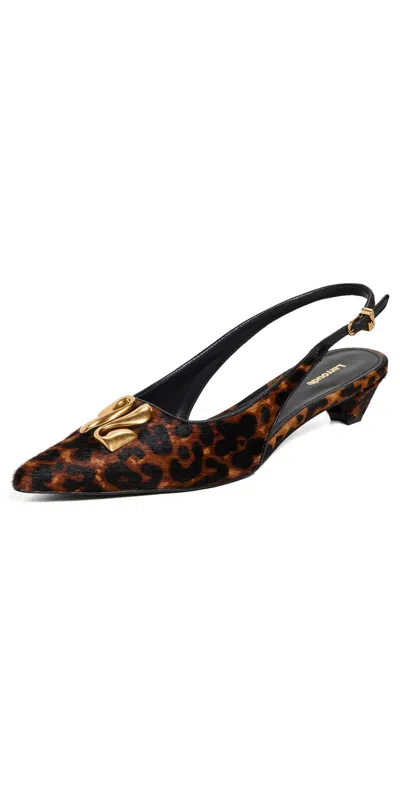 Larroude Kaitlan Ll Low Pumps Natural In Brown