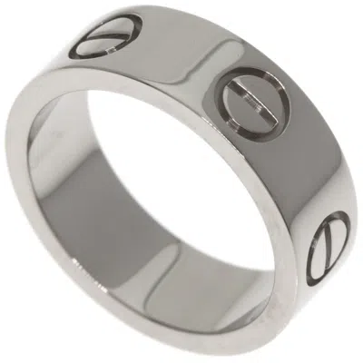 Pre-owned Cartier White Gold White Gold (18k) Band Ring ()