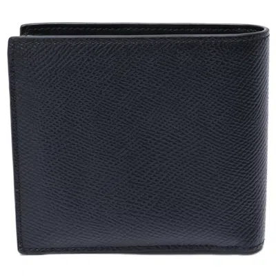 Pre-owned Celine Black Leather Long Bill Wallet (bi-fold) ()