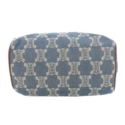 Pre-owned Celine Blue Denim Handbag ()