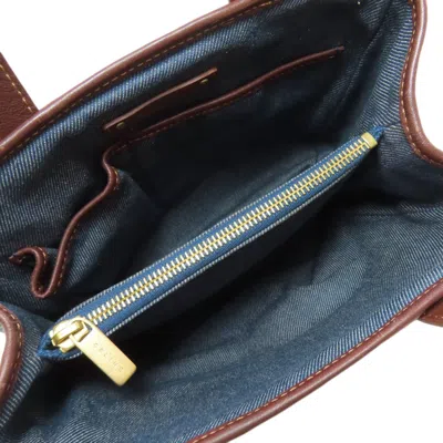 Pre-owned Celine Blue Denim Handbag ()