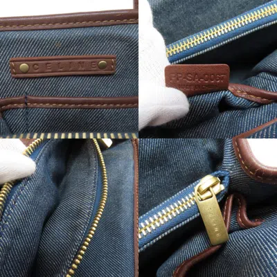 Pre-owned Celine Blue Denim Handbag ()