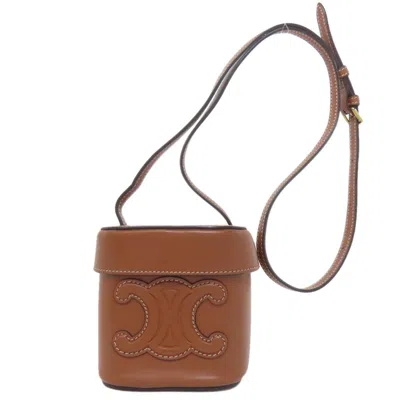 Pre-owned Celine Brown Leather Shoulder Bag ()