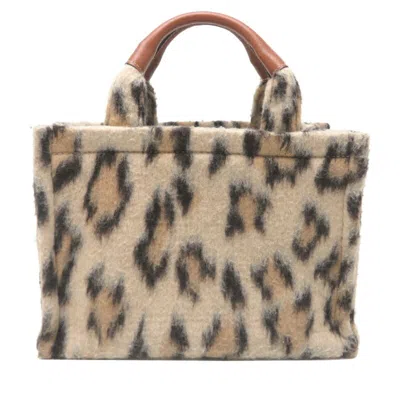 Pre-owned Celine Cabas Brown Textile Leather Tote Bag ()