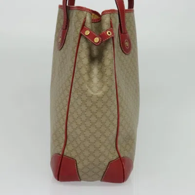 Pre-owned Celine Céline Macadam Beige Canvas Tote Bag () In Sand