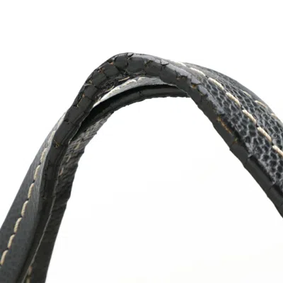 Pre-owned Chanel Beige Navy Pvc Leather Shoulder Bag Tote Bag () In Multi