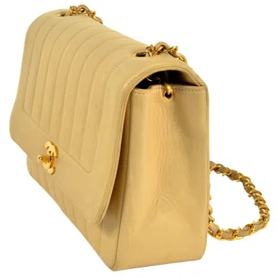 Pre-owned Chanel Beige Shoulder Bag () In Sand